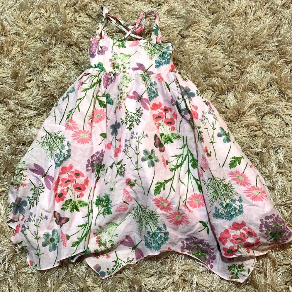 3t Artisan NY Fit & Flare Butterfly floral dress